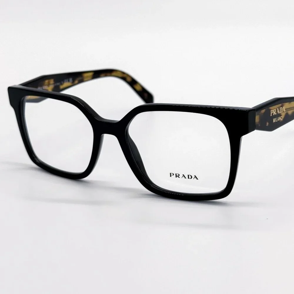 NEW PRADA EYEGLASSES PRB03V 3891O1 BLACK HAVANA WOMEN PR B03V 3891O1 VPR B03